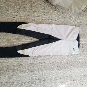Kerrits GripTek White/Black Breeches Size M